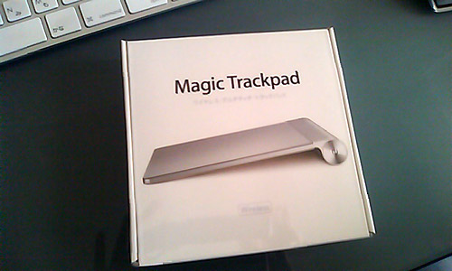 WCAN 2010 Winterのビンゴで当たったMagic Trackpad